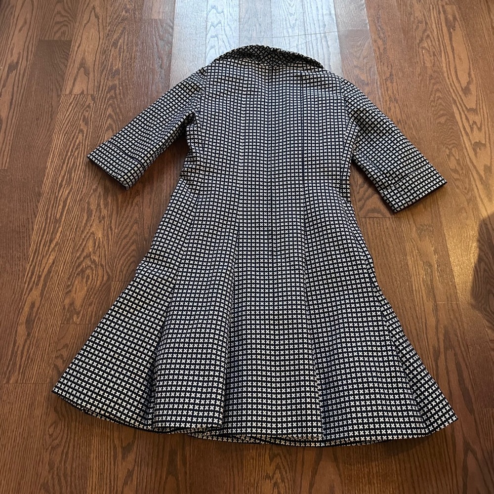 VTG 1960s Helga Marshall Field & Co 28 Shop Jacquard Fit and Flare Dress Sz 6 - Picture 2 of 11